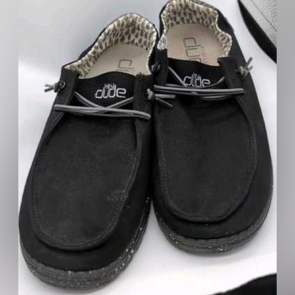 ‼️SOLD.Hey Dude Black Loafers